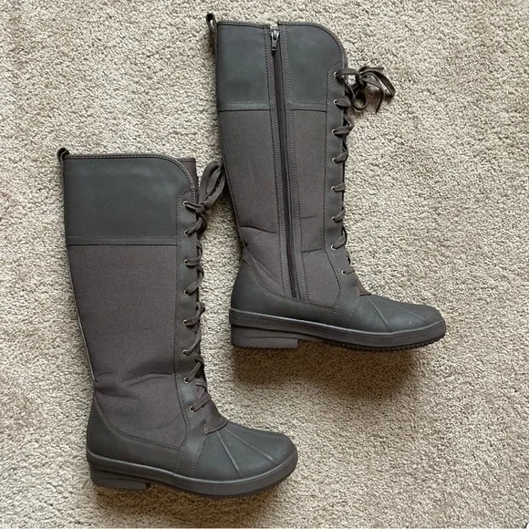 Clarks Waterproof Knee High Carina Boots - Picture 9 of 9